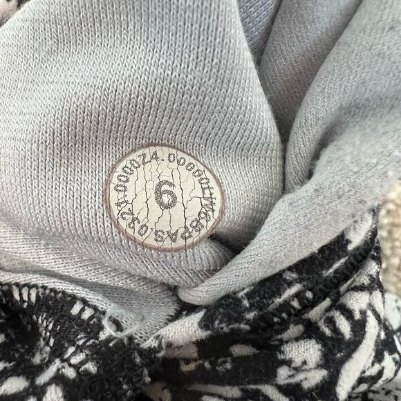 LuluLemon Women's High Rise Align Cropped Black White Specked W6BPAS Sz6 - Picture 7 of 10